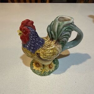 Rooster creamer SAKURA CHANTICLEER SALLY ECKMAN ROBERTS